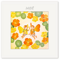 ナスタチウム姉妹(ピンナップイラスト)