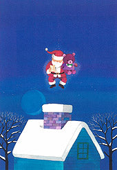 137サンタのくる夜(ポストカード)