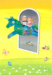 294春へジャンプ(ポストカード)