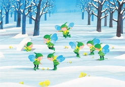 321小さな春みつけた(ポストカード)