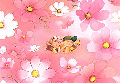 038こすもす色の願いごと(ポストカード)