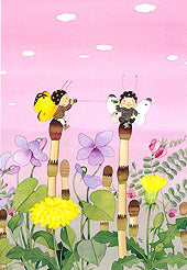 062つくしんぼの糸でんわ(ポストカード)