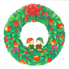 妖精のリース(グリーティングカード)