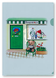 緑のイス(イラストフォルダー)