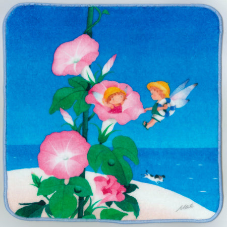 タオルハンカチ08「海辺の朝」