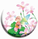 33かたばみの少女たち(缶バッジ)
