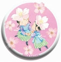 35桜そよぐ日(缶バッジ)