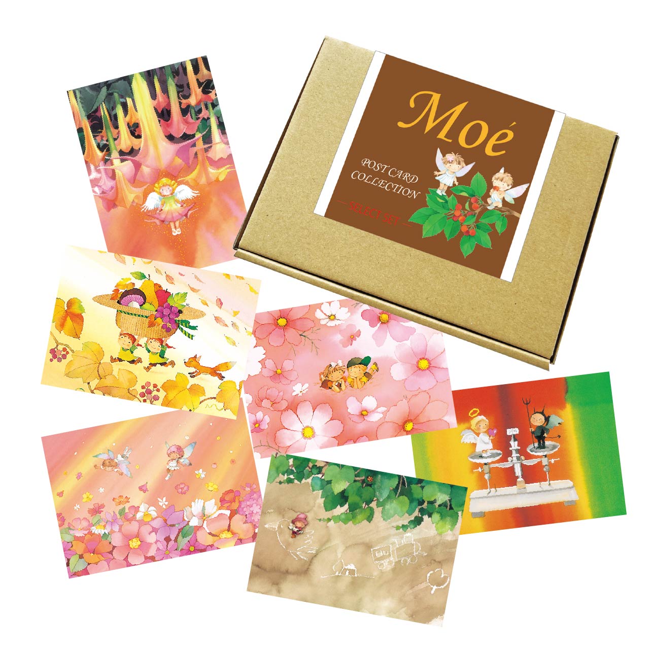 ポストカードセレクトセット（ブラウン）